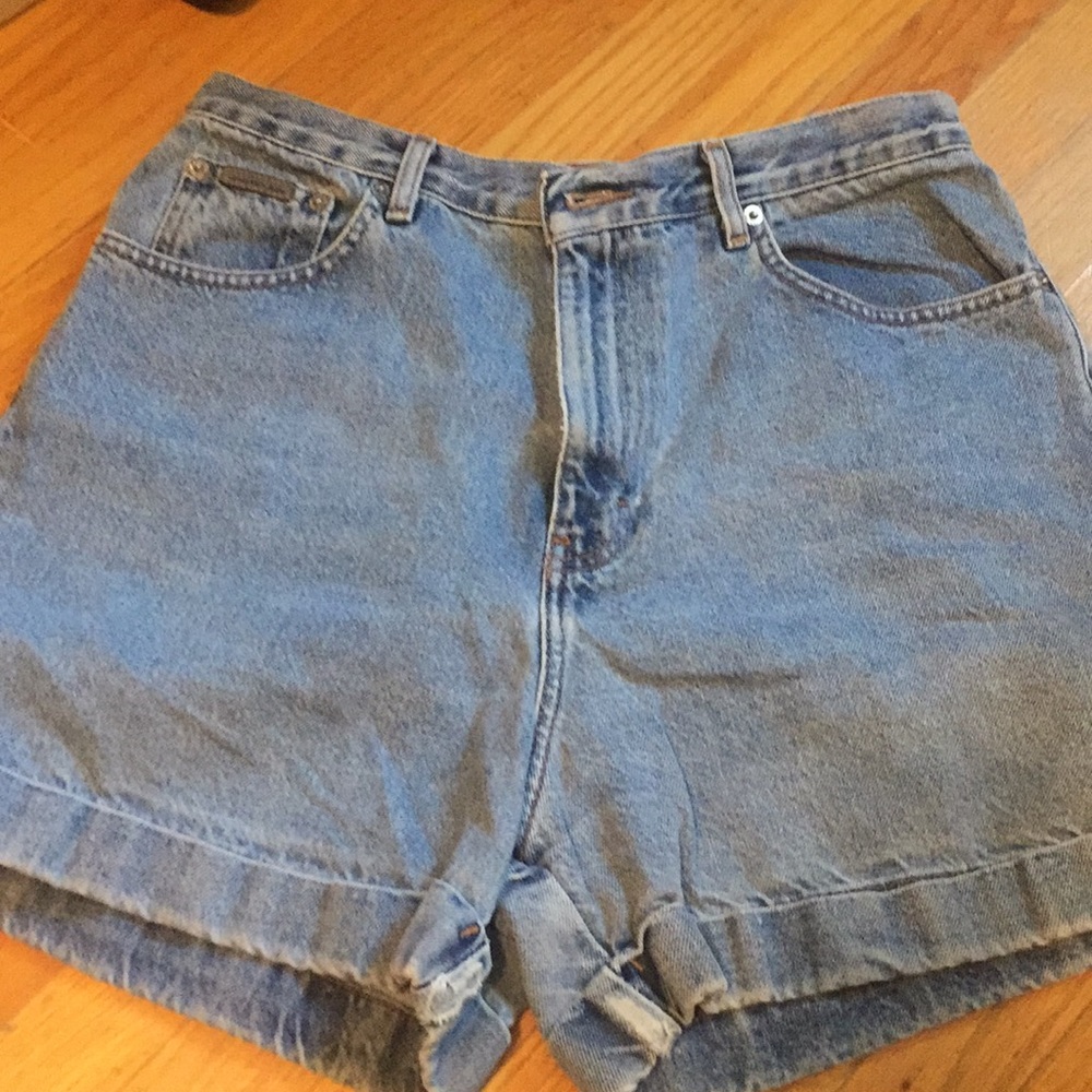 Vintage Calvin Klein high waisted denim shorts